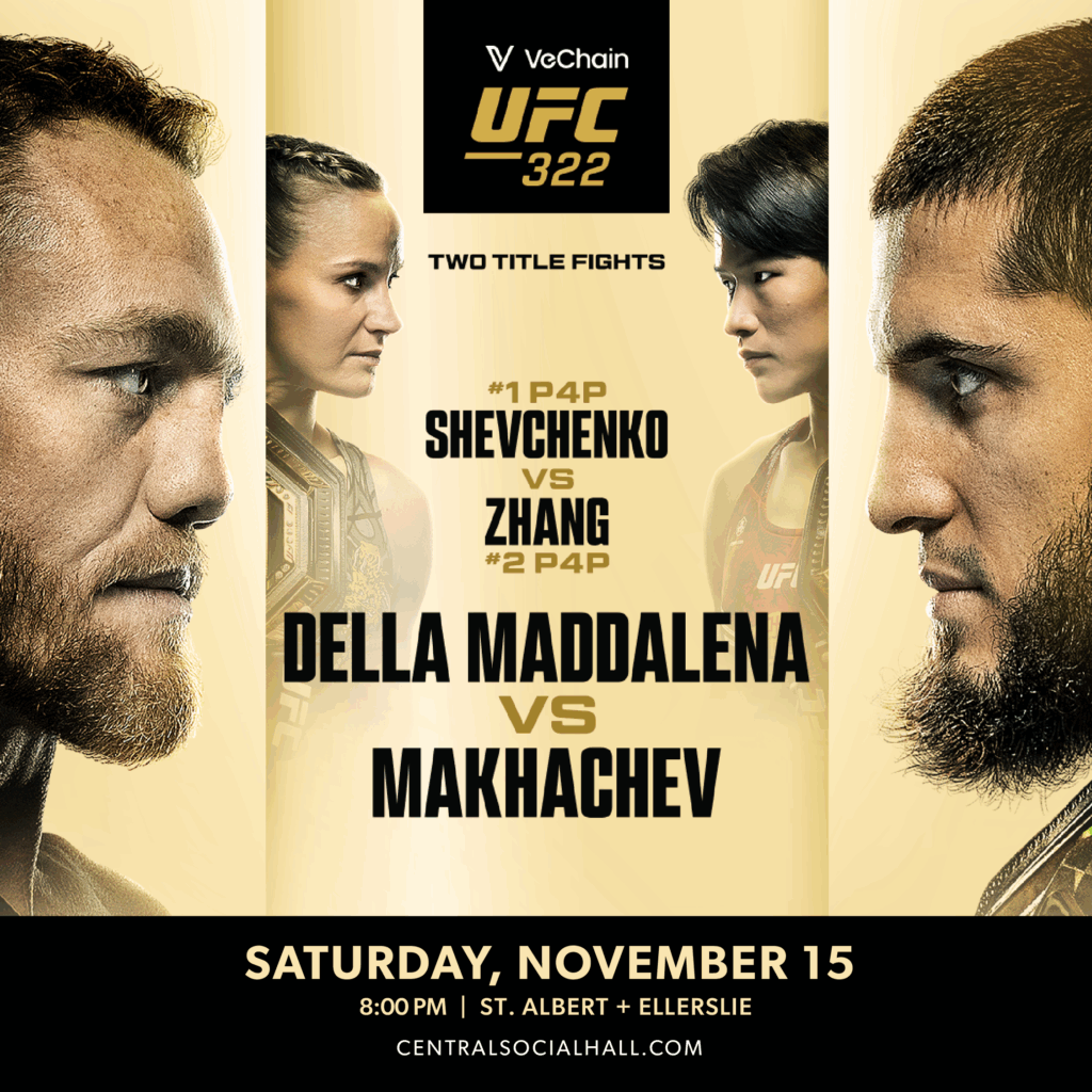 UFC 322 at Central Social Hall